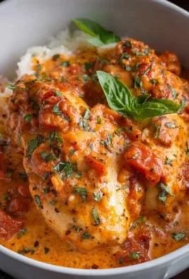 Slow Cooker Creamy Tomato Basil Chicken