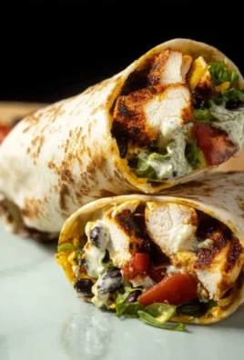 Chipotle Ranch Grilled Chicken Burrito