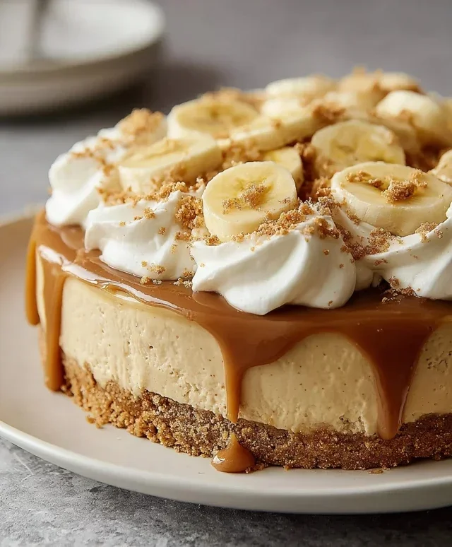 No-Bake Banoffee Cheesecake