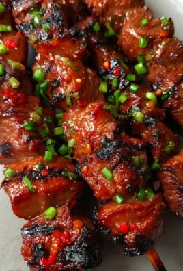 BBQ Beef Skewers with Filipino BBQ Marinade