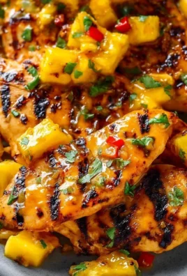 Grilled Mango Pineapple Chicken