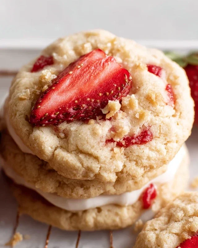 Strawberry Shortcake Cookies