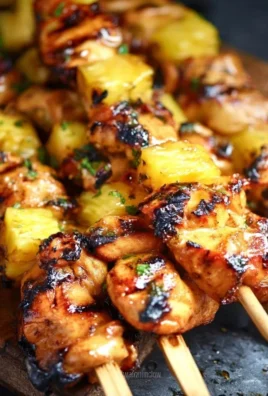 Pineapple Chicken Kebabs Recipe
