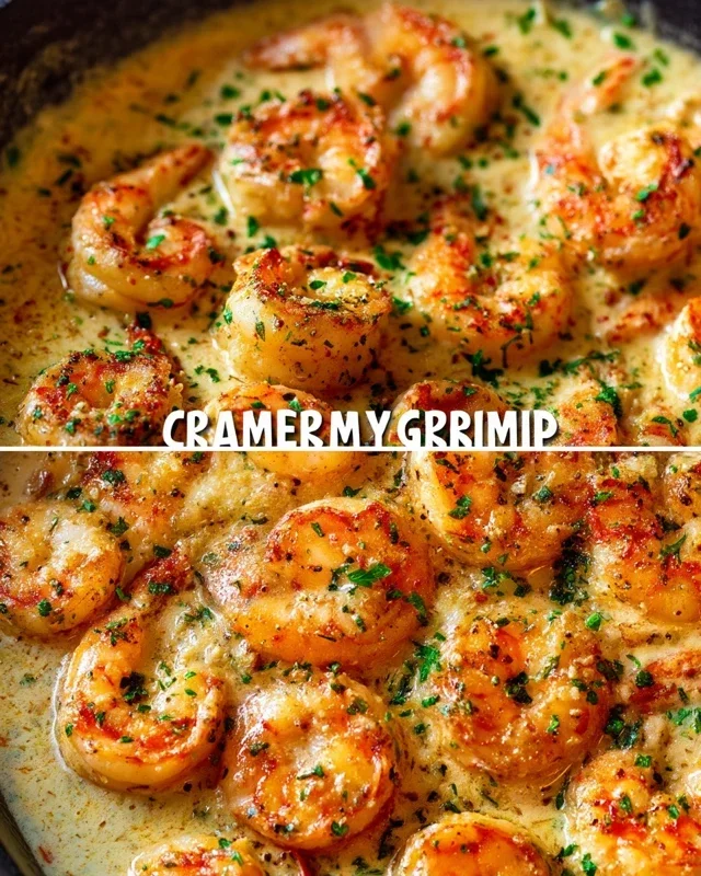 Creamy Garlic Shrimp (15 mins)