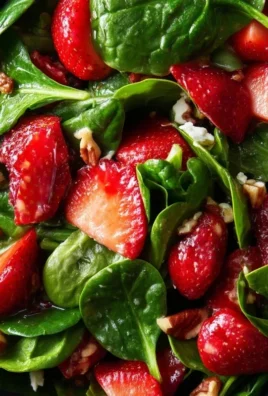 15-Minute Strawberry Spinach Salad