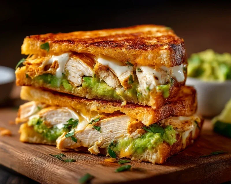 Chicken Avocado Melt Sandwich