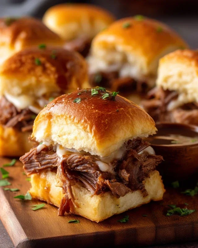 Easy French Dip Sliders