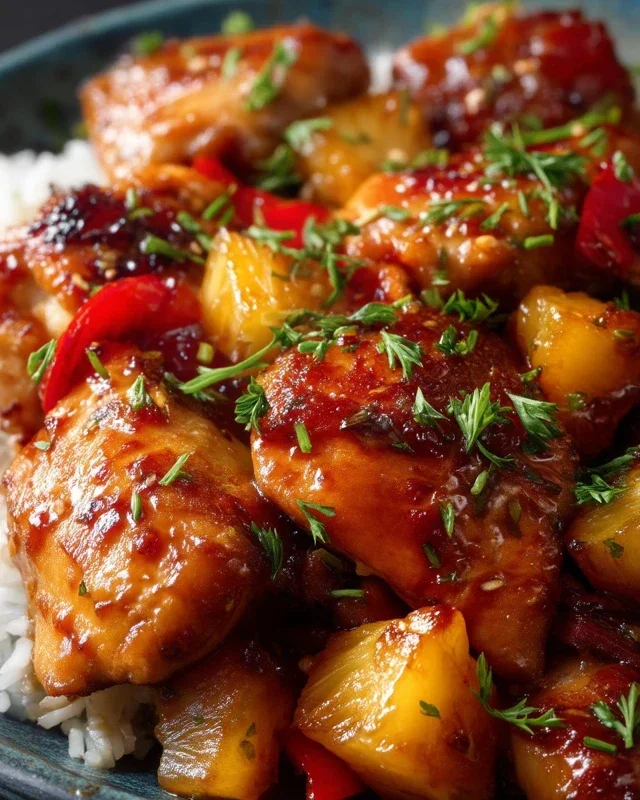 Hawaiian Chicken Sheet Pan