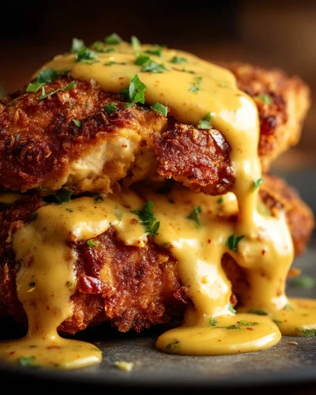 Pretzel Chicken with Mustard-Cheddar Sauce: An Amazing Ultimate Recipe