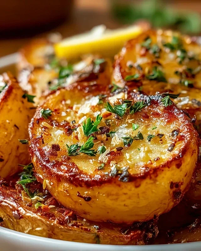 Hearty Cheddar Garlic Herb Potato Soup