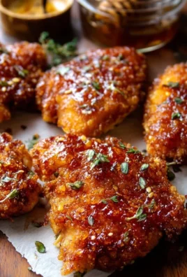 Baked Crunchy Hot Honey Chicken