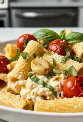Roasted Tomato and Garlic Ricotta Pasta