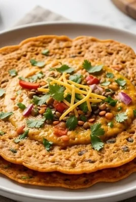 Masoor Dal Chilla | Savory Red Lentil Pancakes