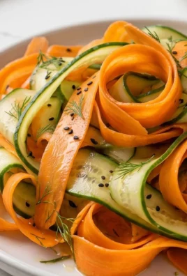 Carrot and Cucumber Ribbon Salad