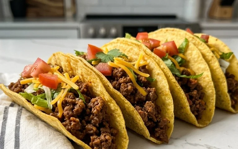 Crispy Ground Beef Tacos