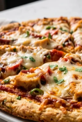Chicken Crust Pizza (Low Carb + High Protein