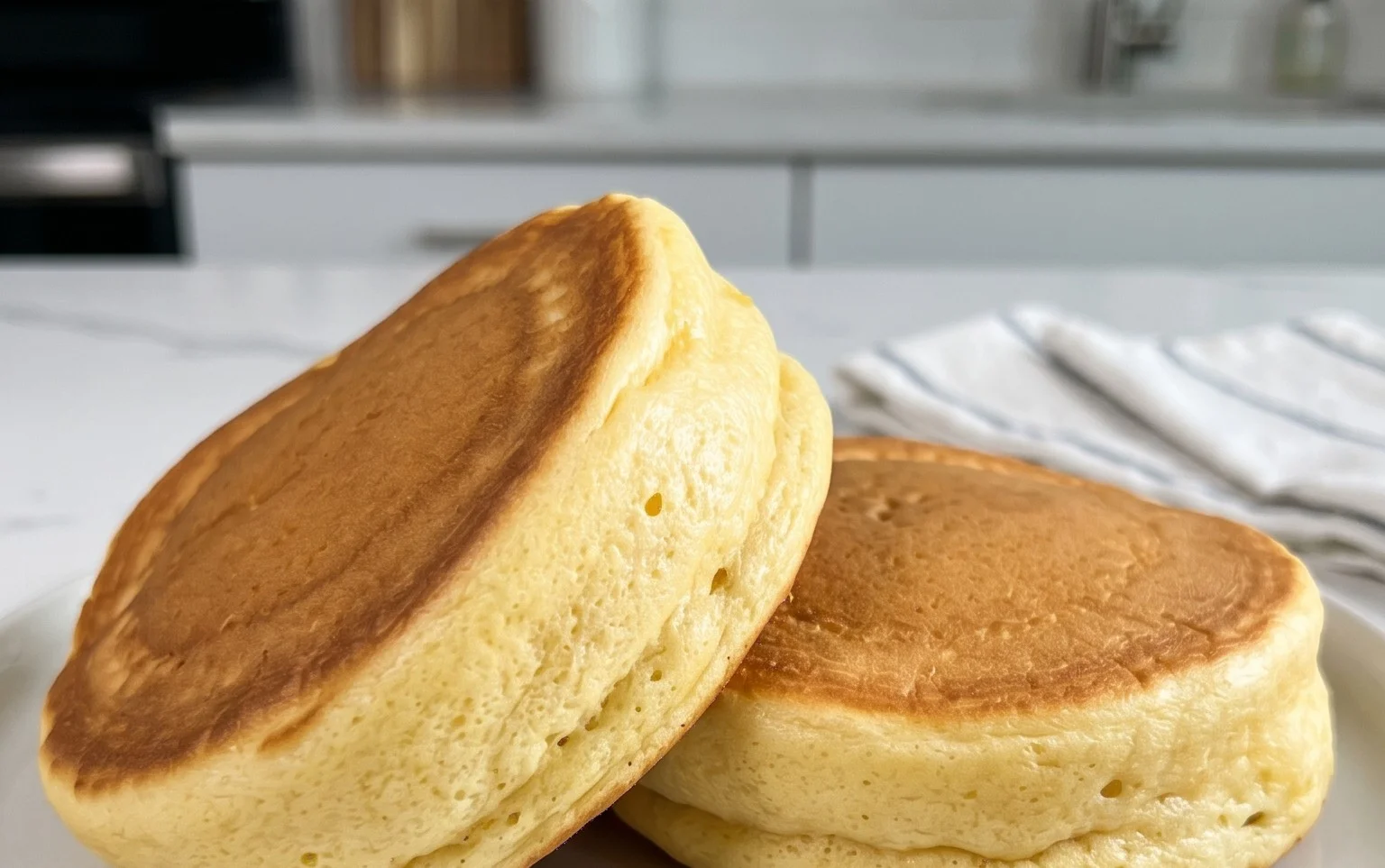 Fluffy Japanese Soufflé Pancakes