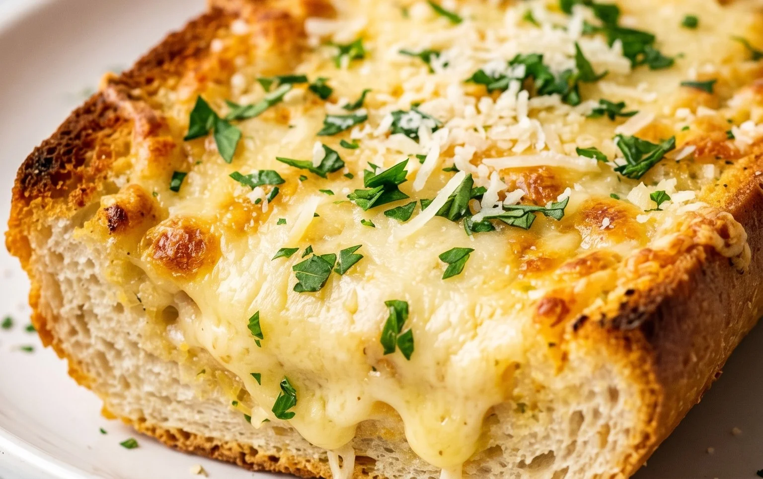 BEST CHEESY GARLIC BREAD RECIPE