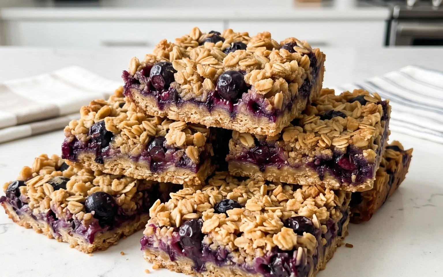 Blueberry Oatmeal Bars