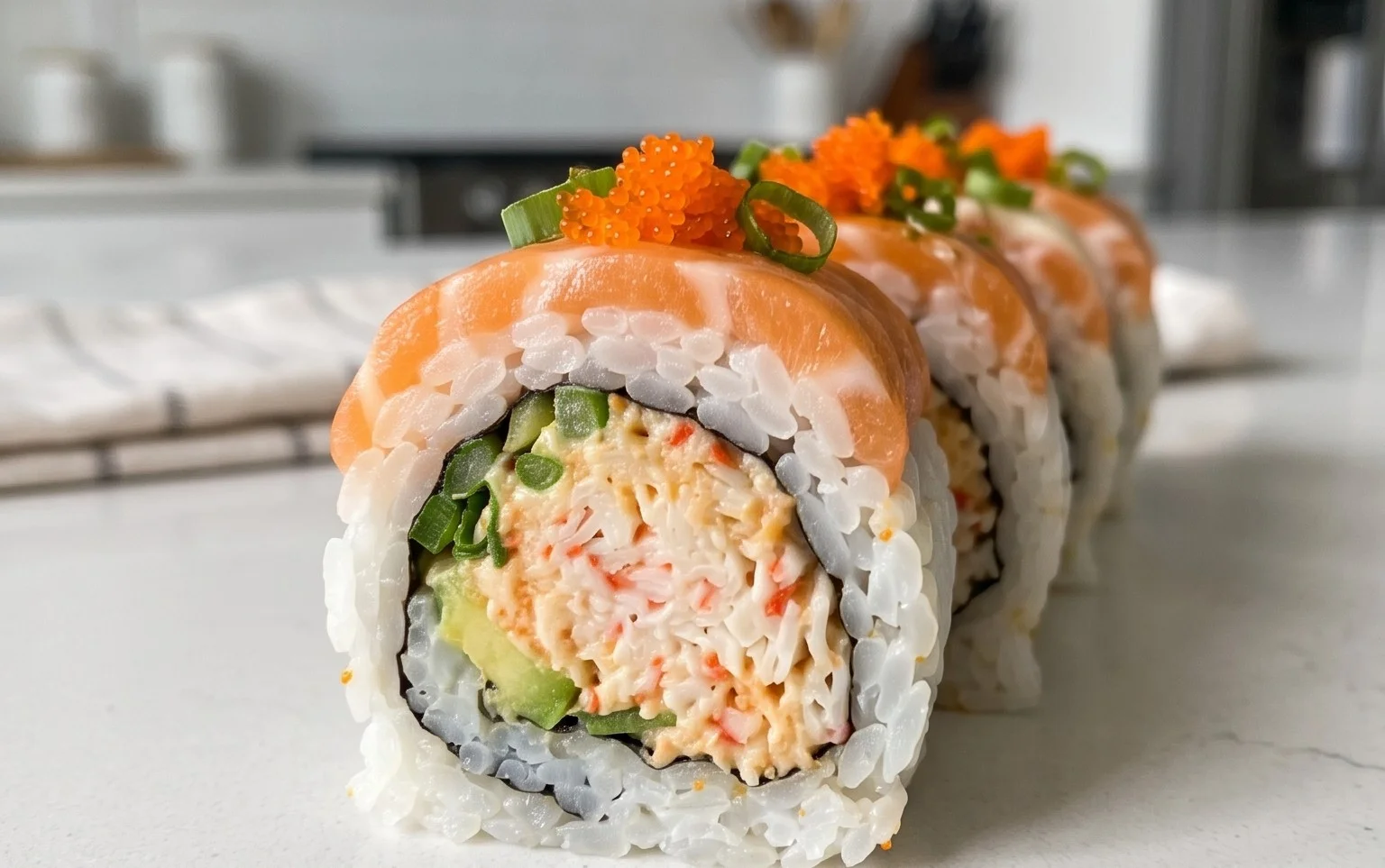 Kani Sushi (Spicy Crab Roll)