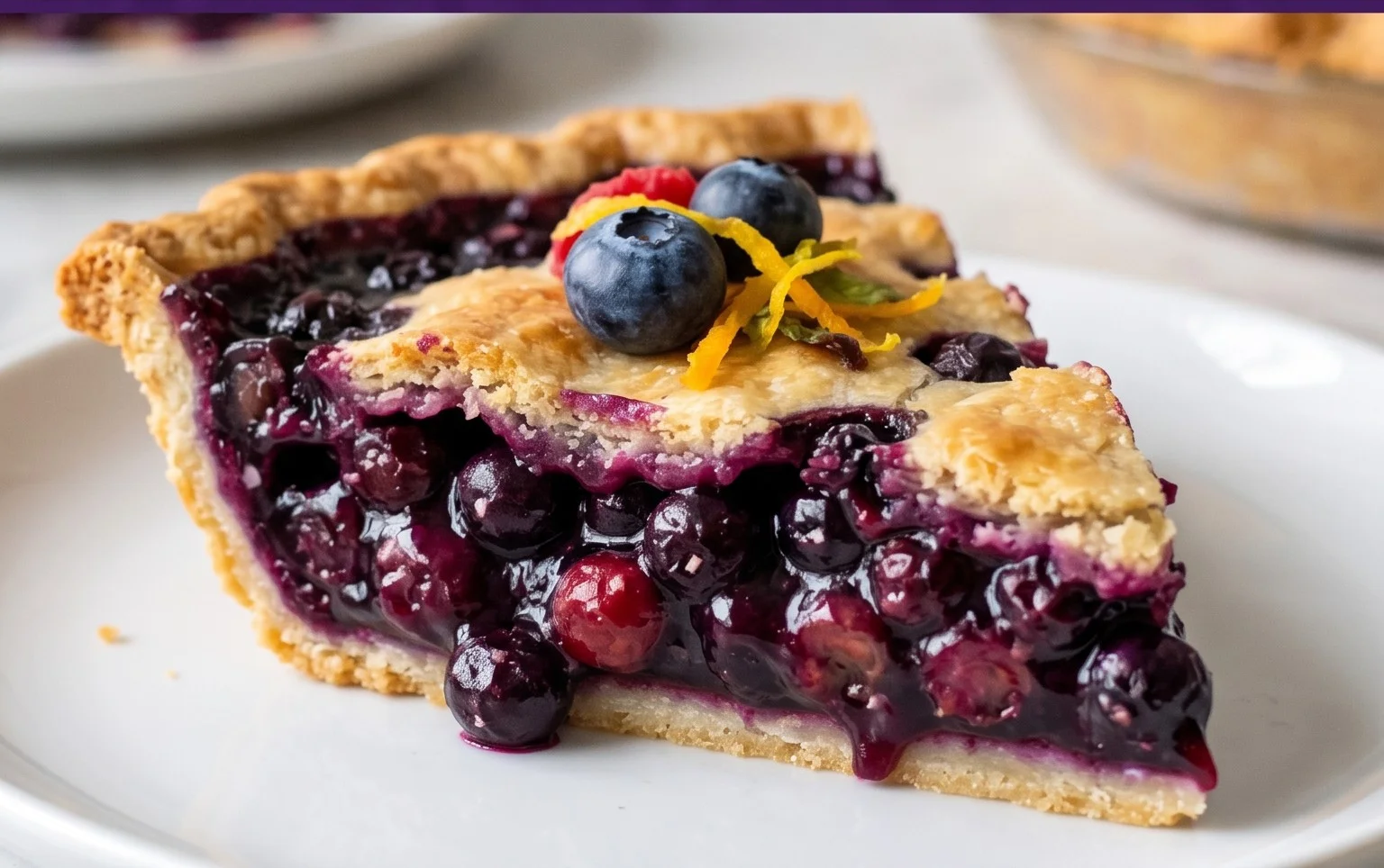 The Best Blueberry Pie Recipe