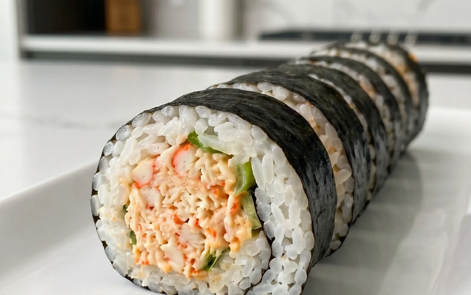 Kani Sushi (Spicy Crab Roll)