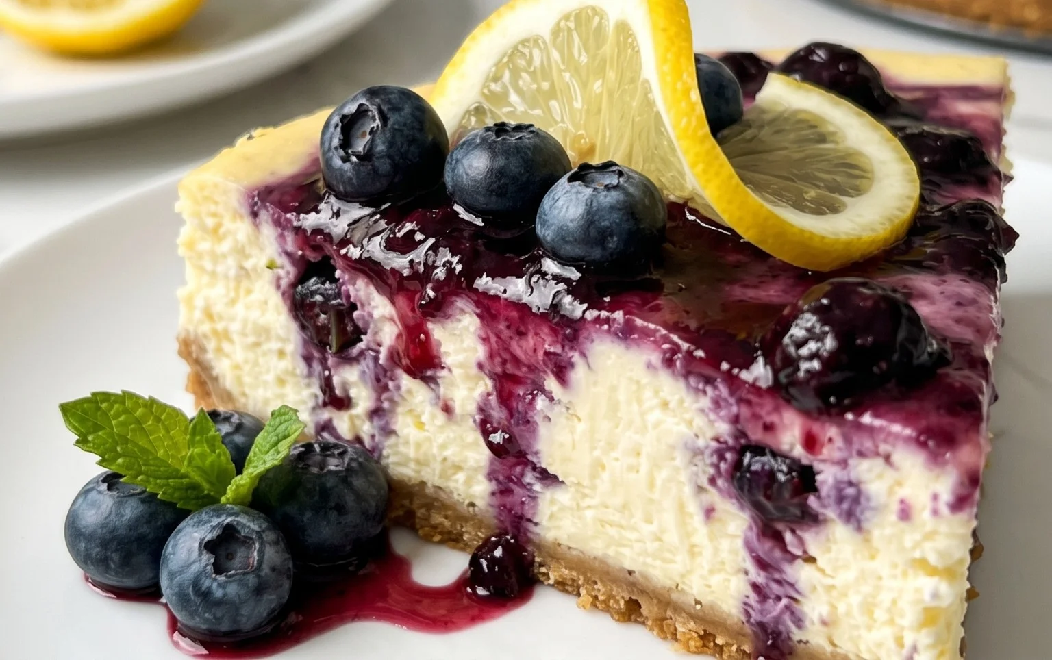 Lemon Blueberry Cheesecake