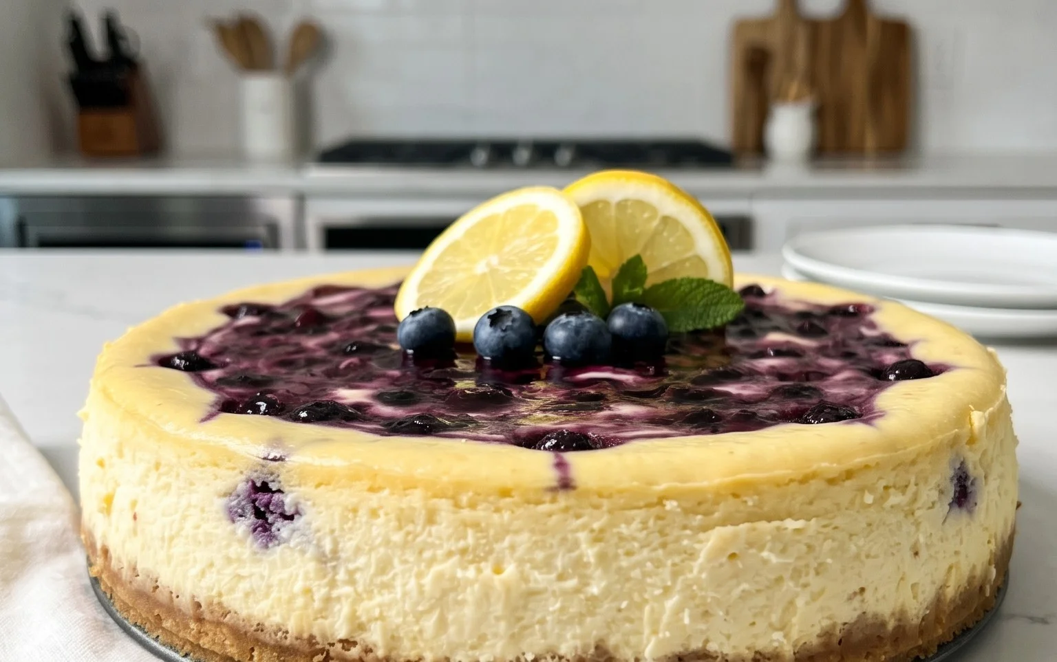 Lemon Blueberry Cheesecake