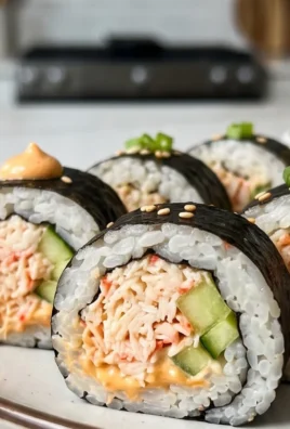 Kani Sushi (Spicy Crab Roll)