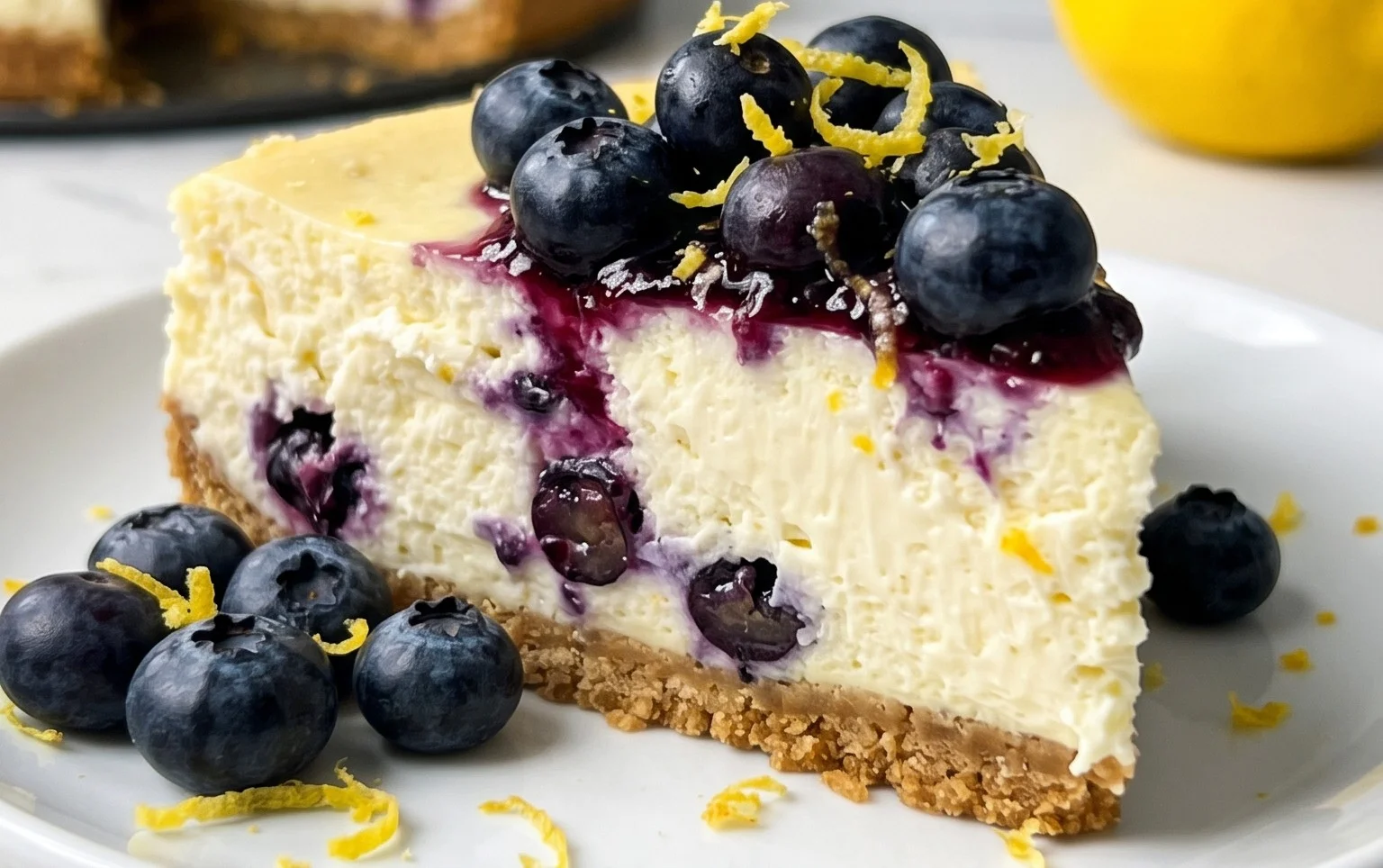 Lemon Blueberry Cheesecake