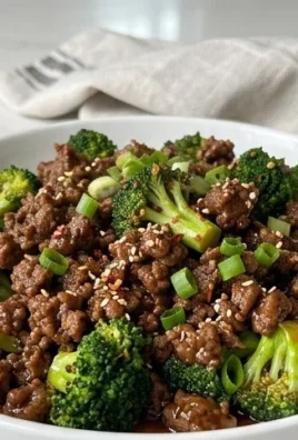 Ground Beef and Broccoli