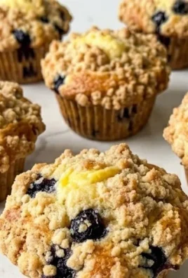 Lemon Blueberry Streusel Muffins