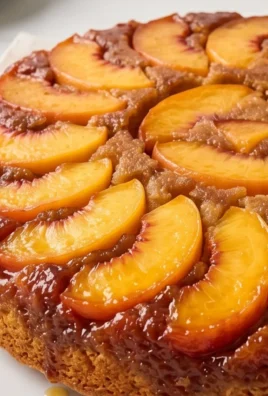 Peach Upside-Down Cake Recipe