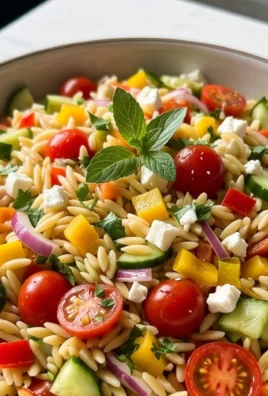 Rainbow Orzo Salad