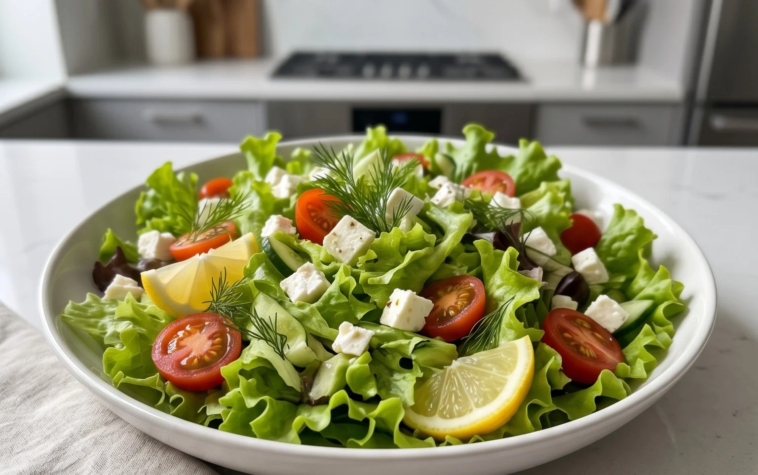 Maroulosalata (Greek Lettuce Salad)