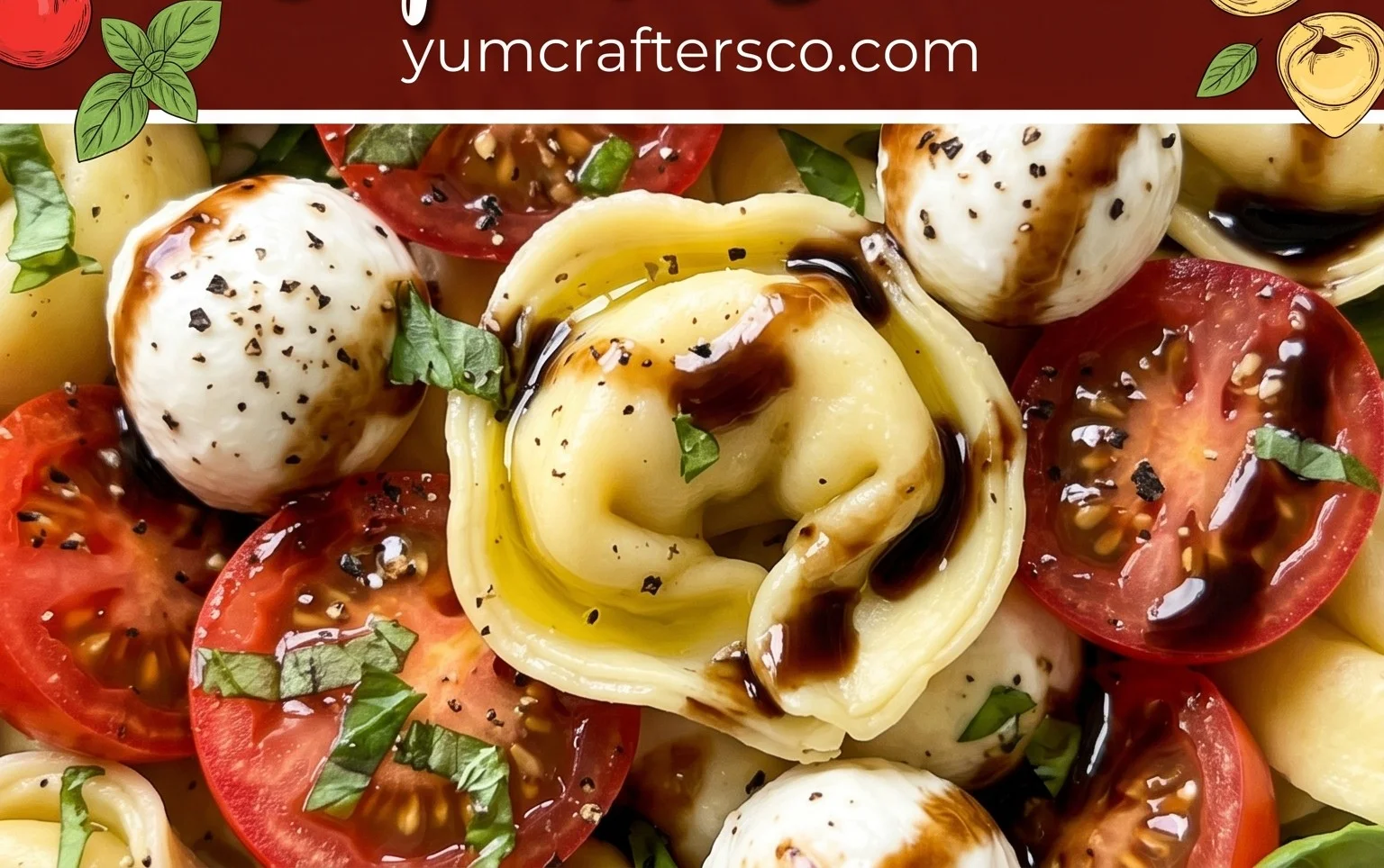 Tortellini Caprese Salad