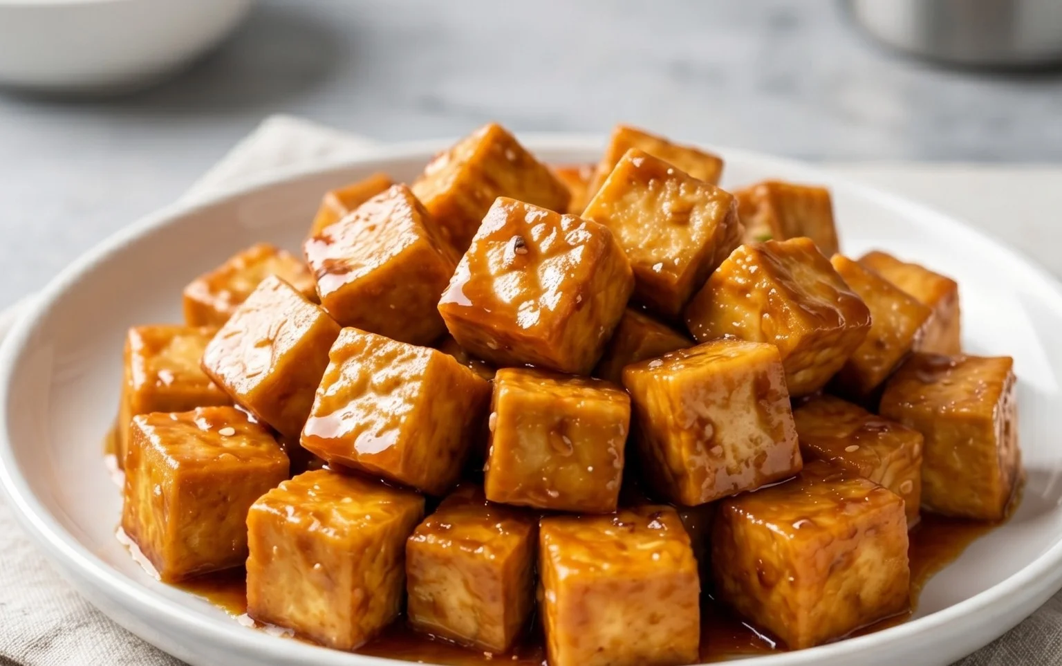 Honey Garlic Tofu
