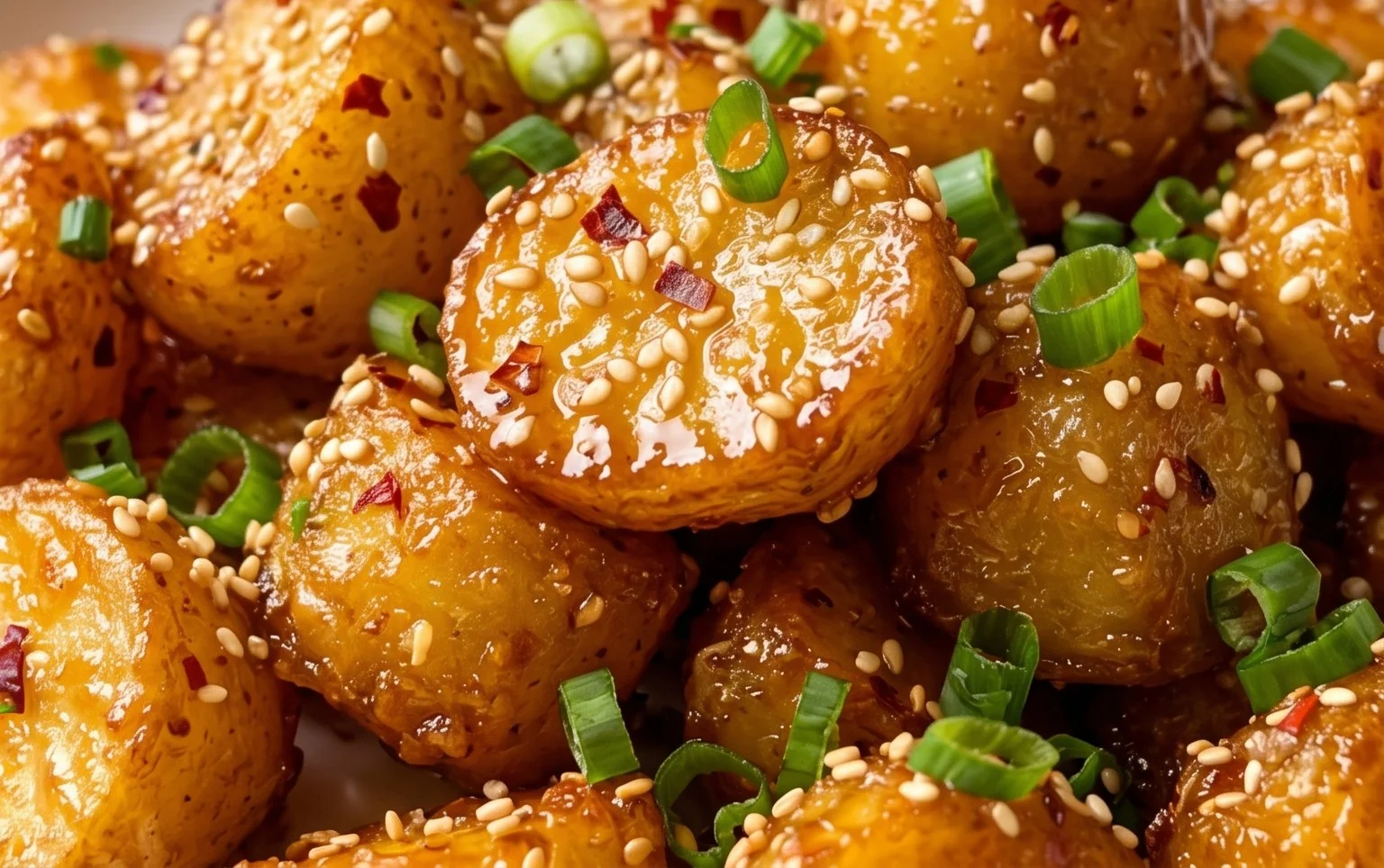 Crispy Honey Chilli Potatoes