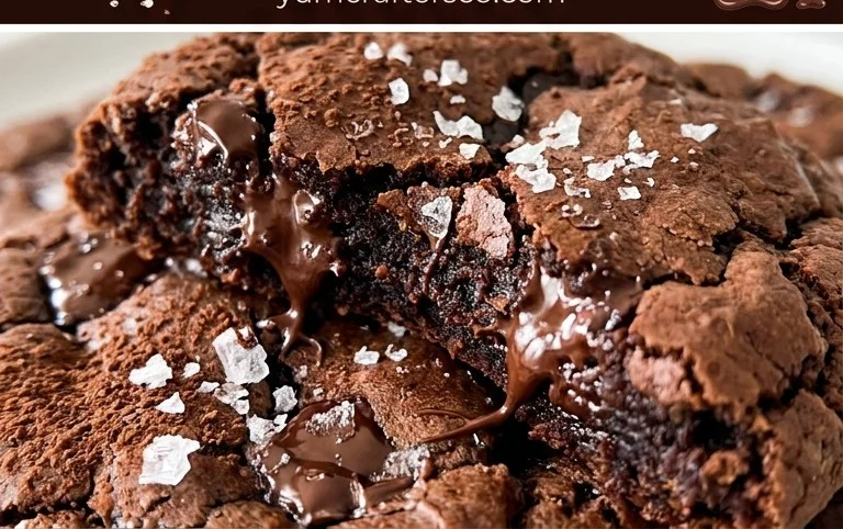Salted Brownie Cookies