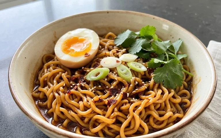 Easy Saucy Ramen Noodles