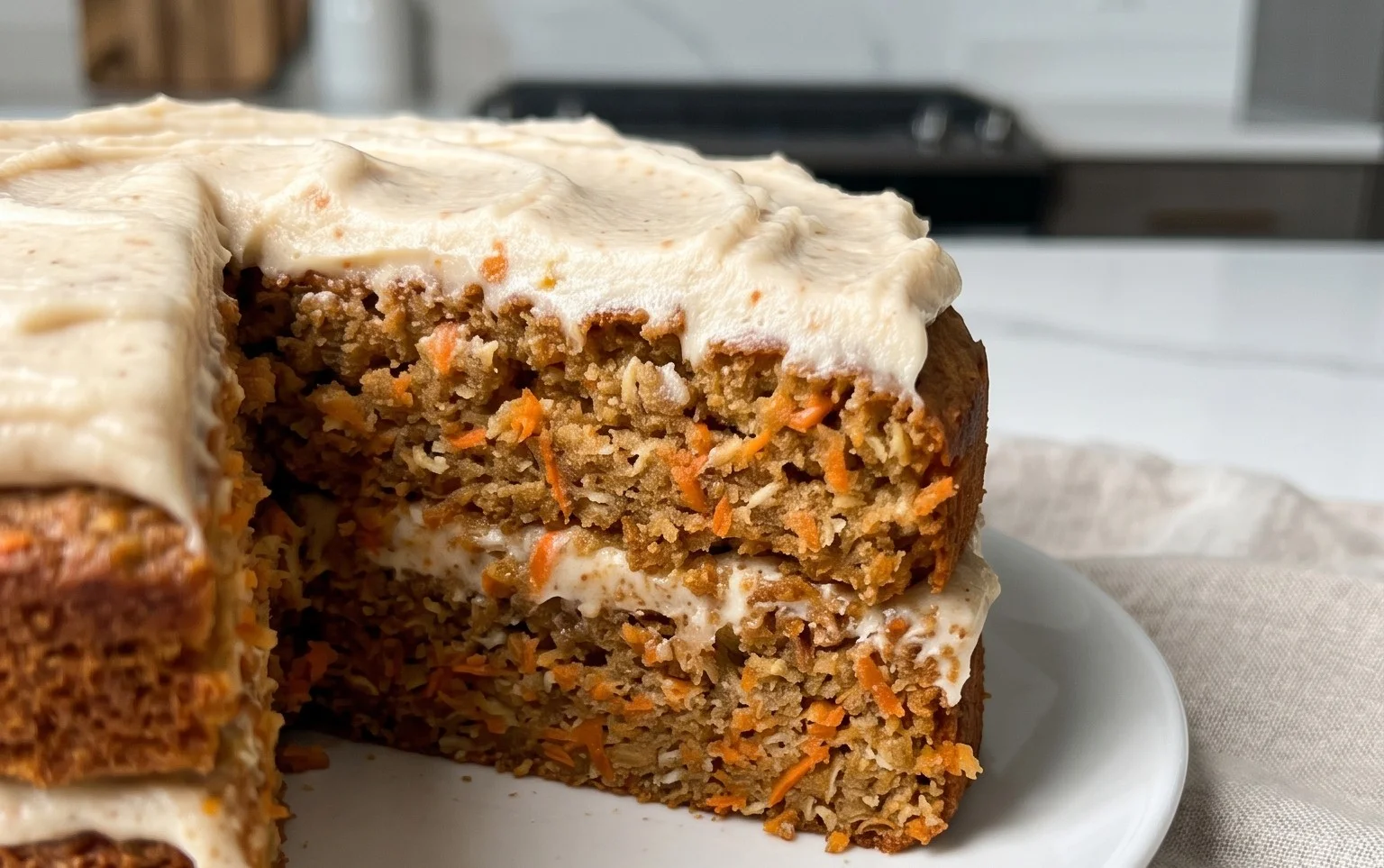 Easy Flourless Oatmeal Carrot Cake Recipe