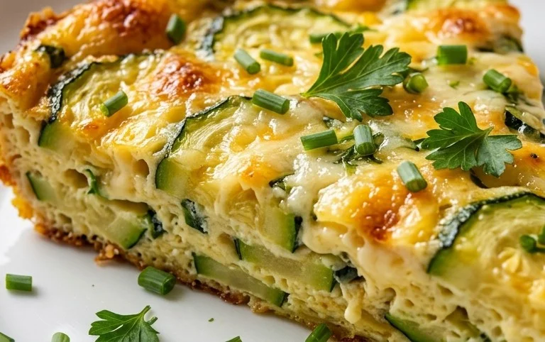 Crustless Zucchini Quiche Recipe