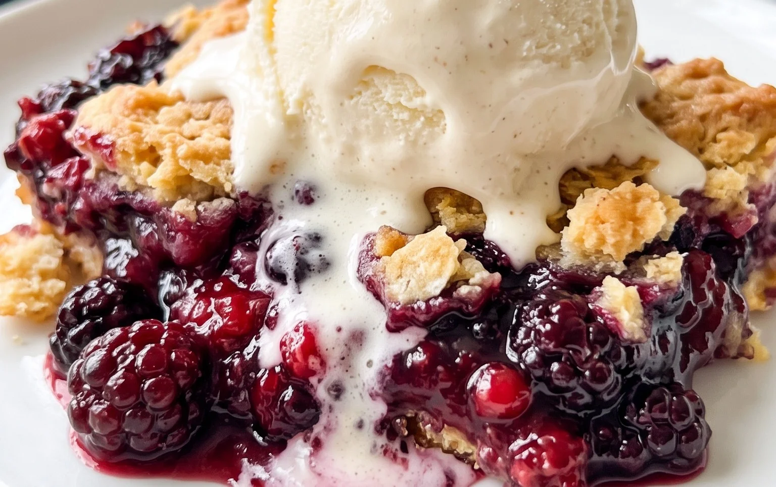 The Pioneer Women's Blackberry Cobbler