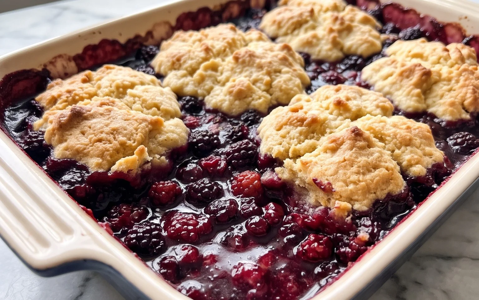 The Pioneer Women's Blackberry Cobbler