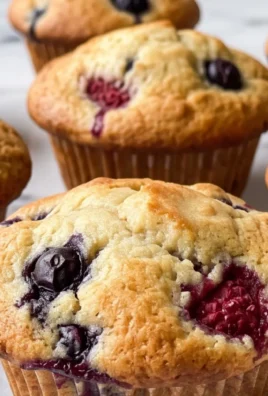 Bakery Style Mixed Berry Muffins | with Frozen Berries