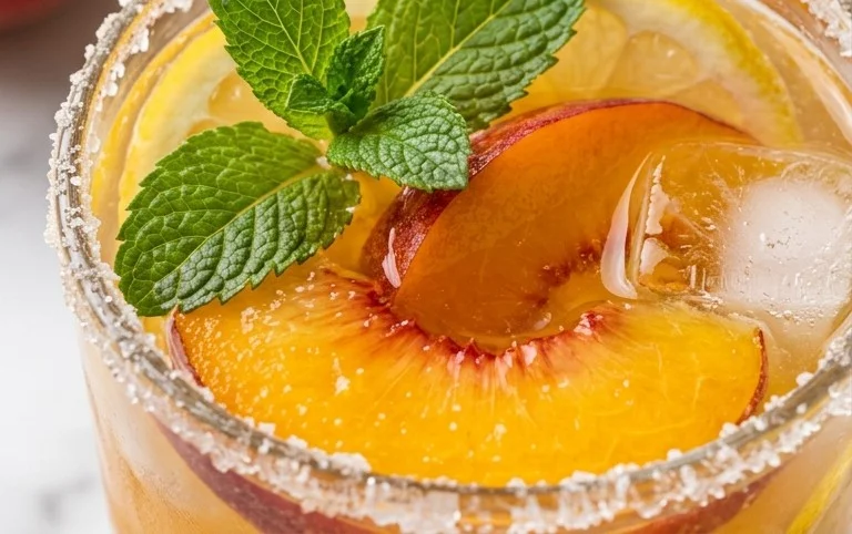Refreshing Peach Lemonade