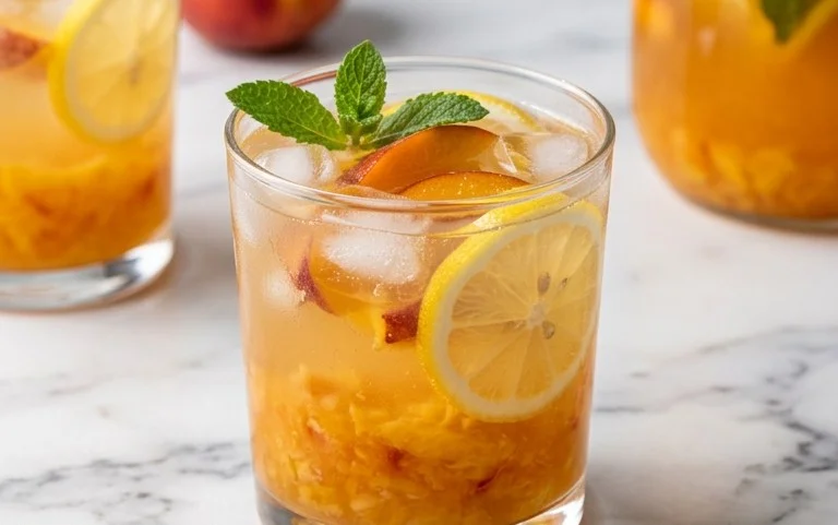 Refreshing Peach Lemonade