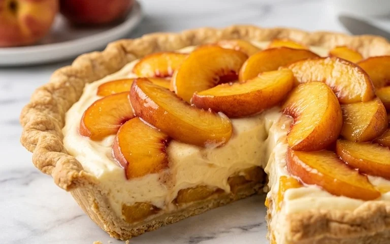 Peaches and Cream Pie