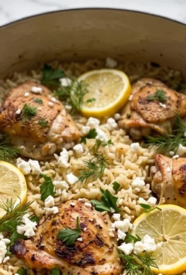 Greek Chicken and Lemon Rice (30 Minutes, One-Pot)