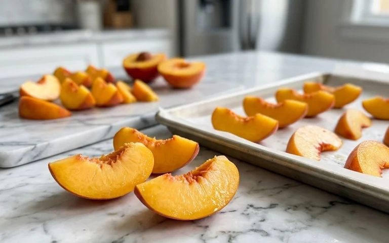 Freezing Peaches, How to Easily Freeze Peaches